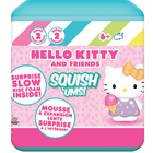Excell Brands - Les Squish'Ums Hello Kitty série n° 2-La Série 2 des Squish'ums Hello Kitty & ses Amis apporte encore plus de mignonnerie à collectionner et à presser