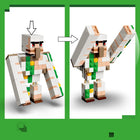 LEGO - Minecraft L’attaque du désert du Poulet chevauché-Augmentez le plaisir de jouer avec d'autres jeux de la gamme, vendus séparément