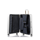 Champs - Ensemble de 3 valises extensibles de la Luxe - Blanc-Roues pivotantes à 360 degrés