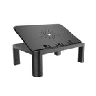 ShoppingAll - Rehausseur de moniteur à hauteur et angle de surface réglables-Hauteur réglable manuellement de 61 à 136 mm pour un visionnement confortable.