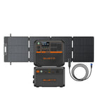 Bluetti - Centrale électrique portable Premium Series AC200P L et batterie d’extension B210P avec groupe de panneaux solaires SP200L-Puissance haute capacité : Avec une capacité de 2 073,6 Wh et une sortie de 2700 W, le AC270P offre une puissance impressionnante pour garder les appareils complètement chargés toute la journée !