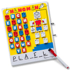 Melissa & Doug Jeu de voyage Flip-to-Win Hangman -Comprend un plateau de jeu avec un tableau blanc effaçable, un marqueur effaçable à sec à stockage automatique et une gomme