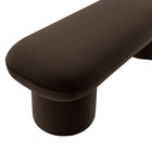 Modway - Orla Performance Velvet Banc - Marron chocolat-9