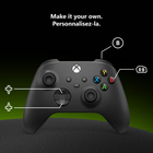 Xbox - Manette sans fil pour pour Xbox Series X|S, Xbox One, PC, téléviseurs, appareils mobiles et plus - Noir Carbone-Restez dans le mille avec le D-pad hybride et la prise texturée sur les gâchettes, les bumpers et le boîtier arrière