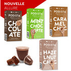 PODiSTA - Assortiment de chocolats chauds - Compatibles Nespresso originales - paquet de 60-Inclut un assortiment de saveurs : Lisse et crémeux, Menthe, Caramel et Noisettes