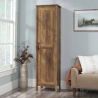 Sauder - Meuble de rangement - Pin rural-étagères réglables: Deux étagères réglables et une étagère fixe pour une polyvalence de rangement optimale. Chaque étagère a une capacité de poids maximale de 25 lb