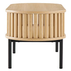 Modway - Fortitude Bois Table basse - Chêne-Capsules de pied non marquées