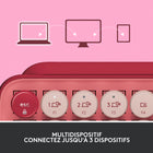 Logitech POP Keys Clavier Mécanique Sans Fil - Heartbreaker-Connexion Internet pour télécharger le logiciel (disponible sous Windows et macOS uniquement)