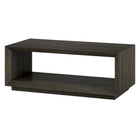 Hudson&Canal - Table basse rectangulaire  Evie 48 po de largeur - brun aulne-Le plateau de table a une capacité de poids de 75 lb