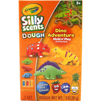 Crayola - Silly Scent Pâte à Modeler - Aventure De Dinosaures-Pâte à Modeler