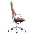 Nexten Pro - Chaise de bureau - Dossier haut - Marron-Mécanisme d'assise Bock de conception allemande