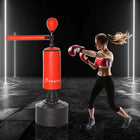 Soozier - Support De Sac De Boxe Autoportant Avec Bras Flexible Rotatif 360° - Poire De Vitesse - Base Remplissable D’Eau Ou De Sable-La base peut être remplie de sable et d'eau pour améliorer la stabilité    