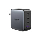 UGREEN - Chargeur Rapide 100W GaN - 3x USB-C/1x USB-A-Charge rapide pour MacBook Air et Pro : Connectez un seul appareil USB-C pour obtenir une charge maximale de 100W, offrant une charge rapide et efficace pour les ordinateurs portables, tablettes et téléphones. Charge complète d'un MacBook Pro 16 pouces en seulement 1,9 heure.