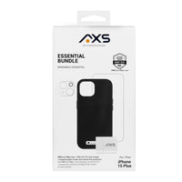 AXS - Essential Bundle Étui PROTech Plus, Protecteur d'écran et chargeur mural 20W pour Apple iPhone 15 Plus-PROTech Plus - Résistant aux chutes jusqu’a 10 pieds