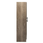 Prepac - Armoire de rangement Elite 32 po - Gris dérivé-Portes en MDF massif avec un bord profilé et élégant