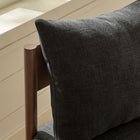 Modway - Remington Fauteuil d’appoint de salle à manger - Charbon de bois-Jambes effilées du milieu du siècle