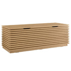 Modway - Render Établi de rangement - Chêne-Établi de rangement moderne du milieu du siècle