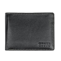 Roots - Portefeuille Slim Fold de pour hommes avec carte d'identité amovible - Noir-10 emplacements pour cartes de crédit