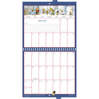 MotherWord - Calendrier mural mensuel 2025-2026 à onglets - 11 po H x 12 po l - français-Le calendrier parfait pour les mamans occupées !