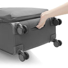 Heys - Valise Xero Elite 2.0 26" - Gris-Intérieur entièrement doublé avec une sangle de compression à boucle et une grande poche zippée pour un voyage compact, organisé et sans stress - offre une grande capacité de stockage dans une cavité d’emballage profonde et pratique