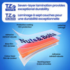 Brother - Ruban d'étiquettes, 12 mm TZeAF231, sans acide - noir sur blanc-Soumis à des tests rigoureux dans des conditions extrêmes