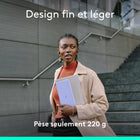 Logitech - Keys-To-Go 2, clavier Bluetooth portable pour tablette avec coque intégrée - Lilac-La protection intégrée protège le clavier compact de tout dommage pour assurer votre productivité toute la journée