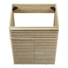 Modway - Render 24" Faux travertin Armoire de toilette de salle de bain (évier non inclus) - Travertin-8