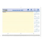 AT-A-GLANCE – Calendrier mural/de bureau mensuel QuickNotes 2027 – 8 po H x 11 po l – bilingue-Section QuickNotes dans la partie superieure pour les notes supplementaires, planifications à long terme et choses à faire