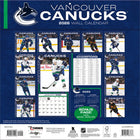 Turner Sports - 2026 Canucks Vancouver Calendrier mural de l'équipe Mensuel - 30,5 cm l x 30,5 cm H - Anglais-Page bonus avec les mois de septembre à décembre 2025