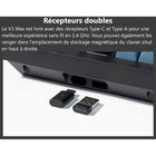 Keychron - V3 Max RGB Wireless Mechanical Keyboard - Red Switch - TKL Layout with Knob - Carbon Black-Performance puissante : Une puissante architecture ARM MCU équipée de 256K Flash offrira plus de flexibilité aux développeurs. Le taux d'interrogation est de 1000 Hz dès la sortie de la boîte, ce qui rend la latence à peine perceptible même dans les jeux compétitifs.