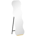 HOMCOM - Miroir pleine longueur - 21 po l x 64 po H - noir-Mesure 64 po x 21 po (162,5 x 53,3 cm) pour une vue complète de la tête aux pieds 