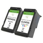 Ecoink - Cartouche d'encre remanufacturée PG240XL CL241XL Canon - Pack économique-Écologique et durable : Reconditionnées pour réduire les déchets et minimiser l'impact environnemental tout en offrant des performances fiables