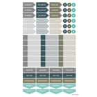 AT-A-GLANCE - Agenda hebdomadaire/mensuel Foundation non daté - 8 1/4 po H x 5 3/4 po l - Bleu - Anglais-Couverture rigide bleu avec fermoir magnétique pour vous aider à garder les pages bien en place 