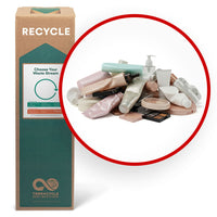 TerraCycle - Produits de beauté et emballage - Zero Waste Box - 11 x 11 x 40 - Moyenne-Recycle n’importe quelle marque de cosmétiques vides, de soins capillaires ou de soins de la peau.

N’envoyez pas  d’aérosols ou de boîtes sous pression, d’articles électroniques comme des sèche-cheveux et des redresseurs, des flacons de parfum, des bouteilles de vernis à ongles ou des dissolvants, des crayons pour les yeux en bois, des déchets biomédicaux ou biologiques dangereux, ou des emballages partiellement pleins (