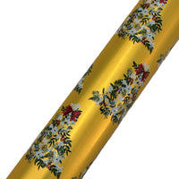 Mara-Mi by Gartner Studios - Papier d'emballage cadeau de Noël de qualité supérieure - Feuille d’or vintage avec arbres-Papier d’emballage des Fêtes de qualité supérieure 