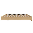 Nexera - Lit plateforme double, Érable naturel-Accommode un matelas standard de format double.  Sommier non requis. Capacité de charge: 500 lbs
