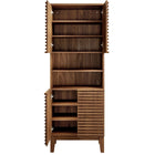 Modway - Render Grand Armoire de rangement de salle de bain in Noyer-9