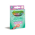 Crayons de couleur Colors of Kindness, boîte de 8-Le matériel et les activités artistiques Crayola aident les enfants à s'exprimer, à créer et à interagir en jouant avec la couleur