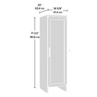 Sauder - Meuble de rangement pour aspirateur robot HomePlus - Blanc doux-9