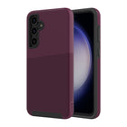 AXS - PROTech Plus étui mince anti-choc avec double couche pour Samsung Galaxy S23 FE - Sangria-Résistant aux chutes jusqu’a 10 pieds
