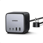 UGREEN - La station de recharge de bureau DigiNest 65W-Charge Rapide 65W : La station de recharge 65W GaN, alimentée par la puce avancée GaN III, permet aux ports USB-C de délivrer des vitesses de charge rapide allant jusqu'à 65W. Cela signifie que vous pouvez recharger complètement votre MacBook Air 13” 2022 en moins de 1,5 heure.