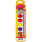Cra-Z-Art - Aquarelles lavables avec pinceau - Plateau à chevilles - 8 couleurs par ensemble - 12 ensembles-Idéal pour les projets d'art et d'artisanat