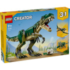 LEGO - Créateur T-Rex - 626 pièces-L'ensemble LEGO Creator 3-en-1 permet aux enfants âgés de 9 ans et plus de construire 3 jouets dinosaures différents