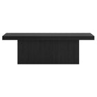 Hudson&Canal - Table basse rectangulaire Torren 48" L - Grain noir-La table est fabriquée à partir de matériaux MDF de haute qualité et durables