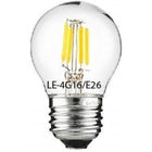 Northern Stars - DEL Ampoule LE-4G16/30/CL 3000K 120V 4W E12 450 LM Clear 40W Filament - Paquet de 2-Filament