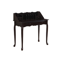 Monarch Specialties - 3100 Bureau 36 po L - Cerise Fonce Traditionnel-Bureau secrétariat traditionnel, d'inspiration française, de 36 pouces de long, en finition bois de cerisier foncé riche en couleurs, avec des rangements fermés pour un espace de travail fonctionnel.
