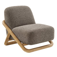 Modway - Vander Tissu texturé Chaise d’accent - Terre Chestnut Tan-Chaise d’accent contemporaine
