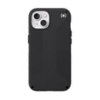 Speck Presidio 2 Grip Moyen pour iPhone 13 - noir-Le revêtement Perfect-Clear résiste à la décoloration et les matériaux anti-jaunissement permettent à votre étui de rester parfaitement clair
