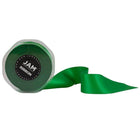 JAM Paper - Ruban de satin double face - 1 1/2" de large x 25 m - Vert émeraude-Quantité : Rouleau vendu à l'unité