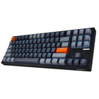 Adesso - EasyTouch 1100 Clavier mécanique – RVB, filaire/sans fil/Bluetooth, 88 touches, hot-swappable, QMK/VIA, touche Copilot-Rétroéclairage LED RVB : effets d'éclairage dynamiques et illumination personnalisable pour les environnements à faible luminosité